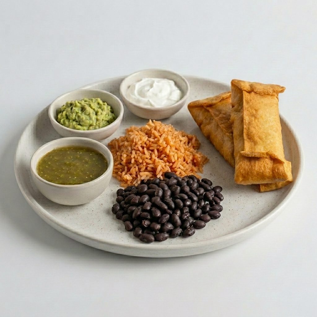 Shredded Beef Chimichanga.
